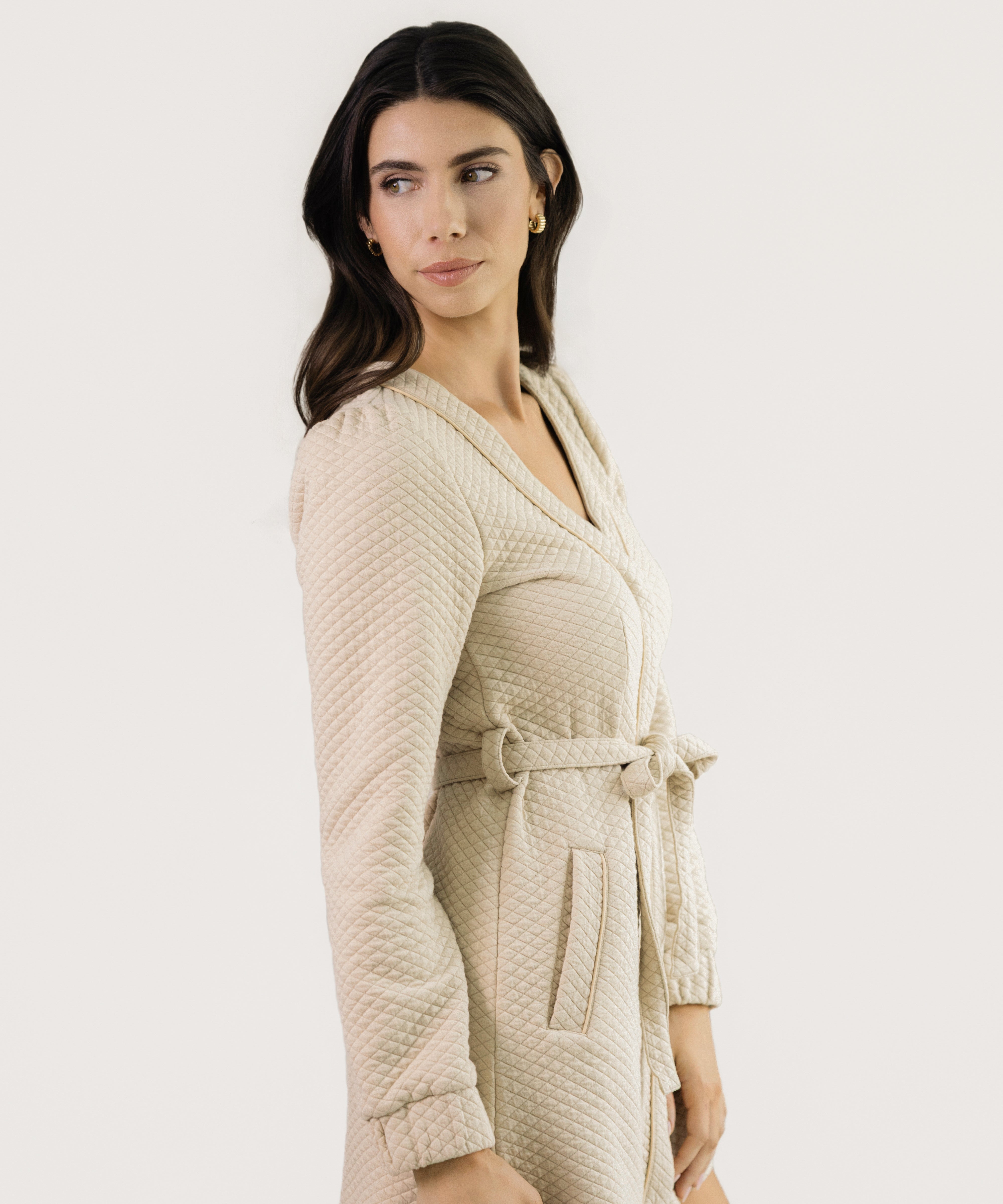 The Frame Robe - Oat