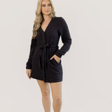 The Frame Robe - Charcoal